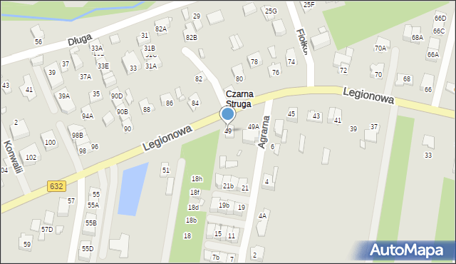 Marki, Legionowa, 49, mapa Marki