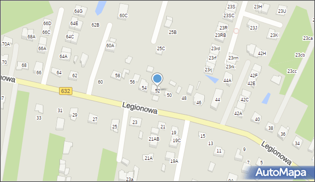 Marki, Legionowa, 52, mapa Marki