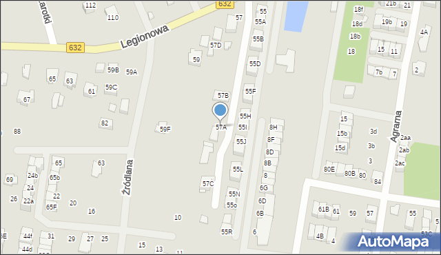 Marki, Legionowa, 57A, mapa Marki