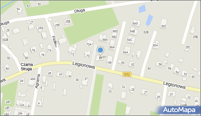 Marki, Legionowa, 68, mapa Marki