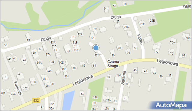 Marki, Legionowa, 82, mapa Marki