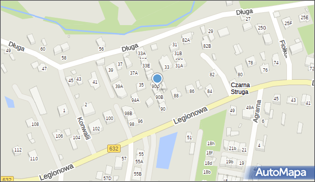 Marki, Legionowa, 90C, mapa Marki