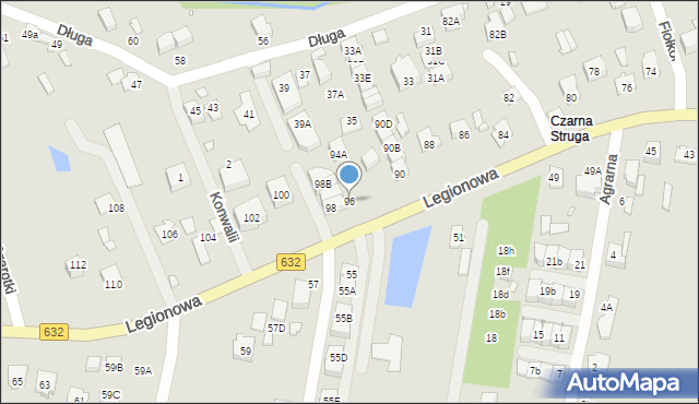 Marki, Legionowa, 96, mapa Marki