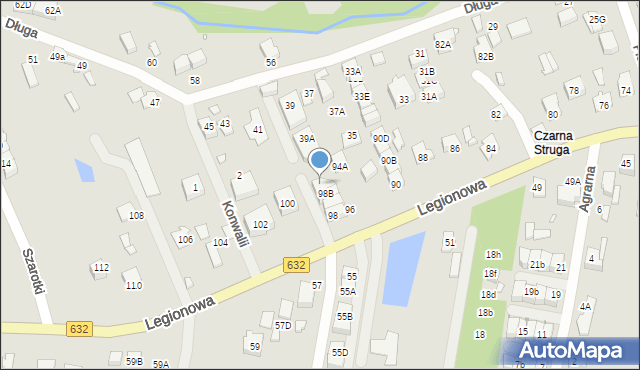 Marki, Legionowa, 98C, mapa Marki