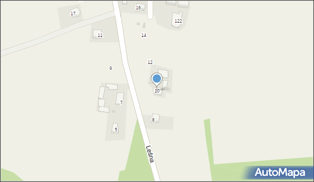 Marszowice, Leśna, 10, mapa Marszowice