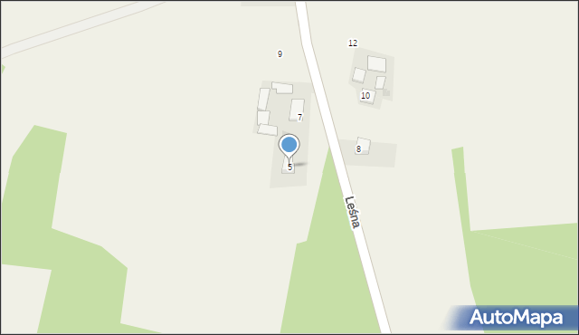 Marszowice, Leśna, 5, mapa Marszowice