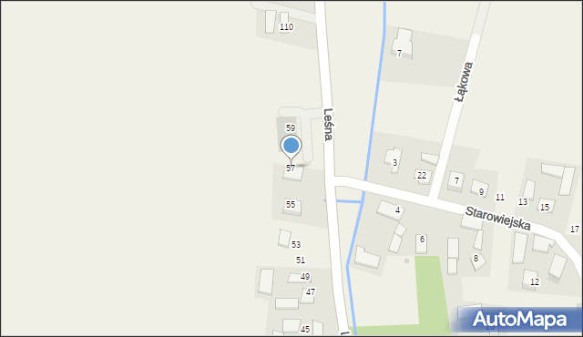 Marszowice, Leśna, 57, mapa Marszowice