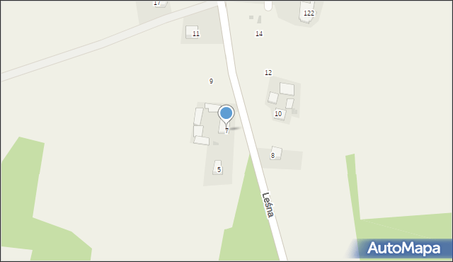 Marszowice, Leśna, 7, mapa Marszowice