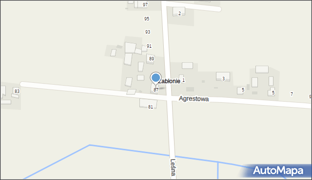 Marszowice, Leśna, 87, mapa Marszowice