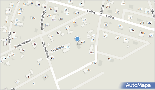 Maszewo, Leśmiana Bolesława, 4, mapa Maszewo