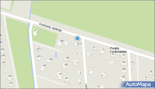 Mielec, Lema, 2, mapa Mielca