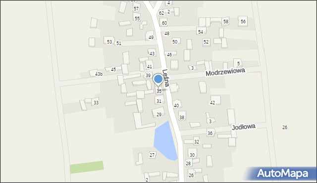 Mokrus, Leśna, 35, mapa Mokrus