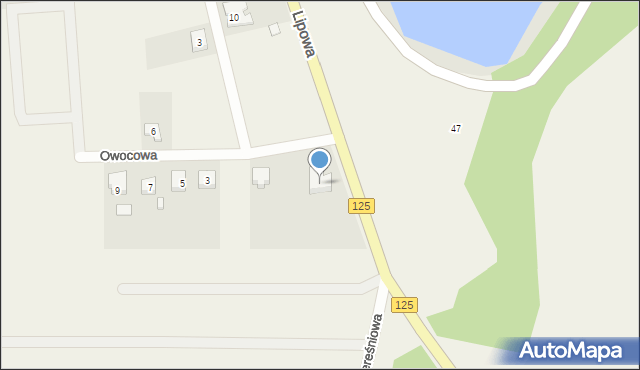 Moryń, Leśna, 1, mapa Moryń