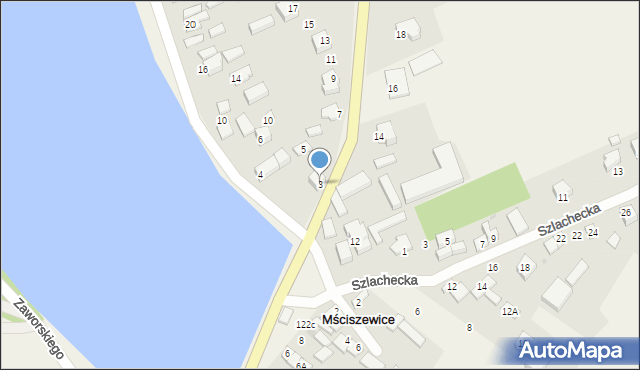 Mściszewice, Lęborska, 3, mapa Mściszewice