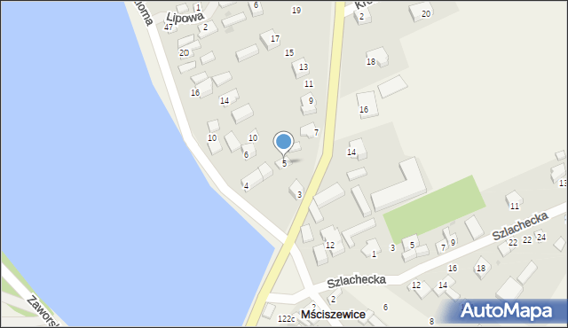 Mściszewice, Lęborska, 5, mapa Mściszewice