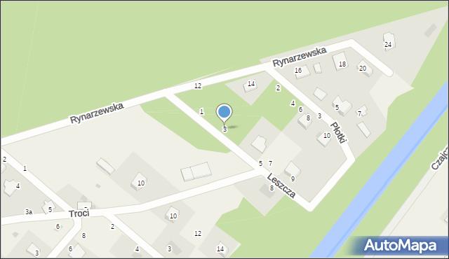 Murowaniec, Leszcza, 3, mapa Murowaniec