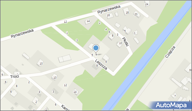 Murowaniec, Leszcza, 7, mapa Murowaniec