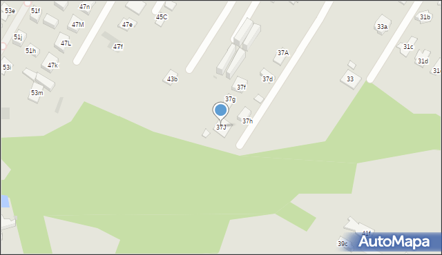 Mysłowice, Leśna, 37J, mapa Mysłowice