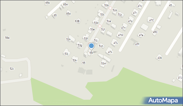 Mysłowice, Leśna, 53i, mapa Mysłowice