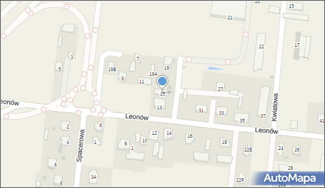 Niemce, Leonów, 15, mapa Niemce