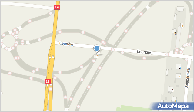 Niemce, Leonów, 2, mapa Niemce