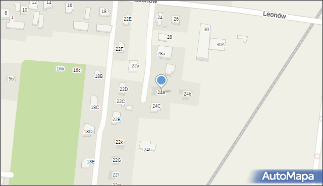 Niemce, Leonów, 24a, mapa Niemce