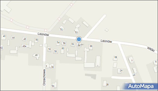 Niemce, Leonów, 64, mapa Niemce