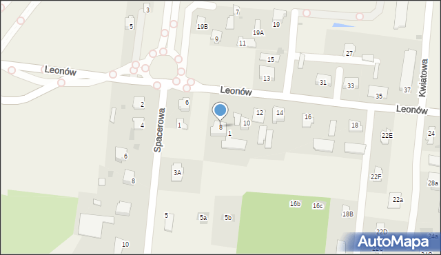 Niemce, Leonów, 8, mapa Niemce