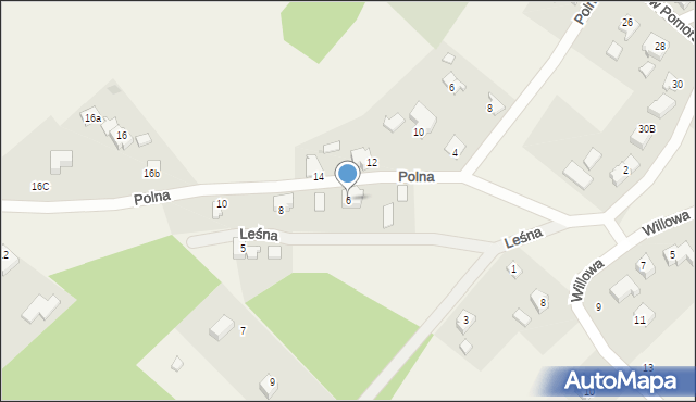 Nowa Cerkiew, Leśna, 6, mapa Nowa Cerkiew