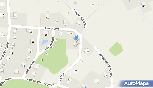 Nowa Karczma, Leśna, 11, mapa Nowa Karczma