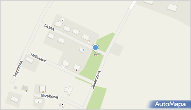 Nowa Kopernia, Leśna, 6a, mapa Nowa Kopernia