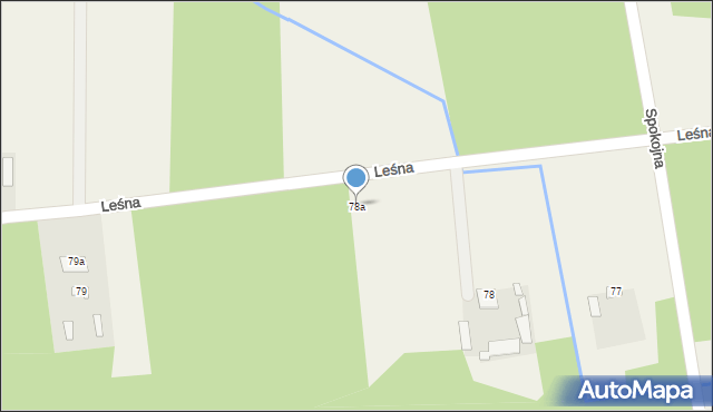 Nowinki, Leśna, 10, mapa Nowinki