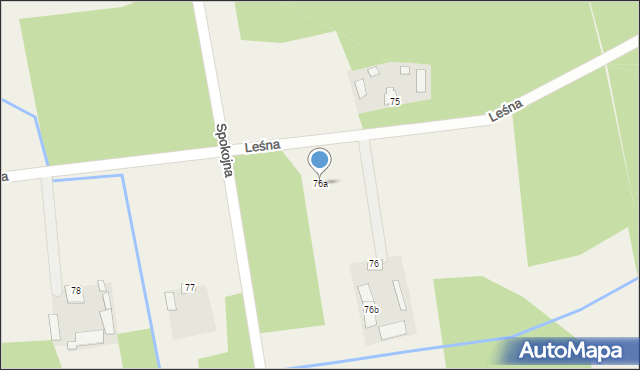 Nowinki, Leśna, 20, mapa Nowinki