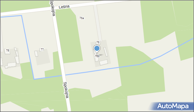 Nowinki, Leśna, 22a, mapa Nowinki