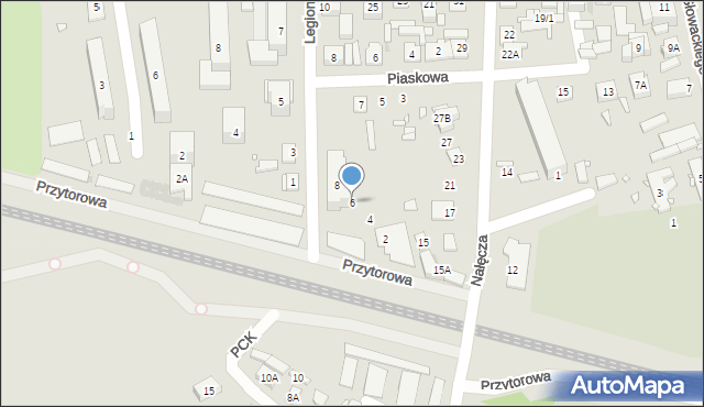 Nowy Dwór Mazowiecki, Legionów, 6, mapa Nowy Dwór Mazowiecki