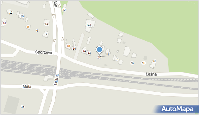 Nowy Dwór Mazowiecki, Leśna, 10a, mapa Nowy Dwór Mazowiecki