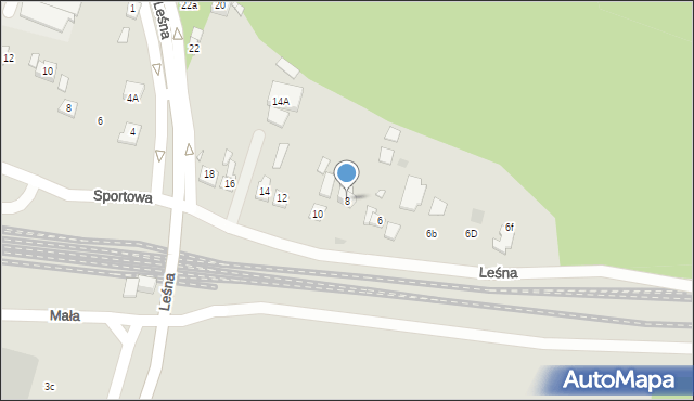 Nowy Dwór Mazowiecki, Leśna, 8, mapa Nowy Dwór Mazowiecki