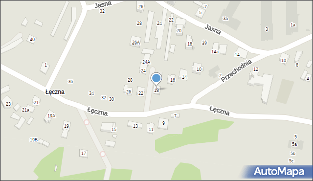 Nowy Dwór Mazowiecki, Łęczna, 18, mapa Nowy Dwór Mazowiecki