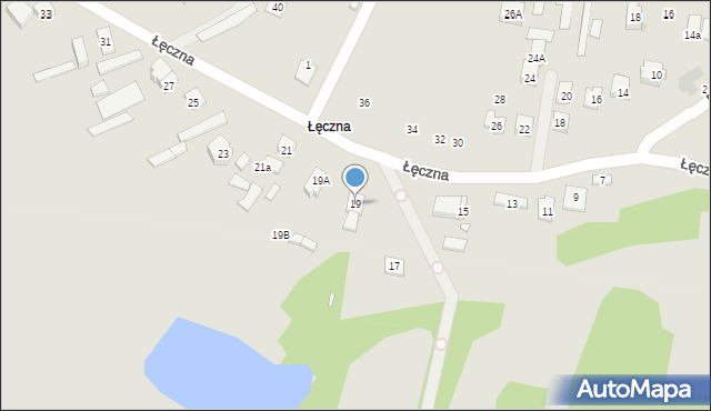 Nowy Dwór Mazowiecki, Łęczna, 19, mapa Nowy Dwór Mazowiecki