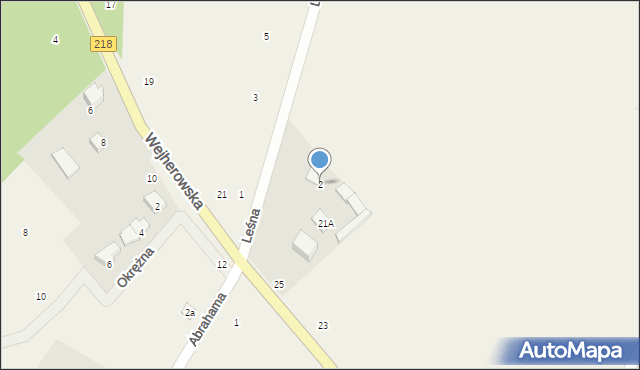 Nowy Dwór Wejherowski, Leśna, 2, mapa Nowy Dwór Wejherowski