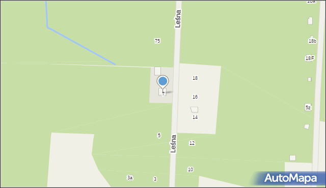 Ołdakowizna, Leśna, 7, mapa Ołdakowizna