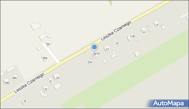 Opatów, Leszka Czarnego, 25, mapa Opatów