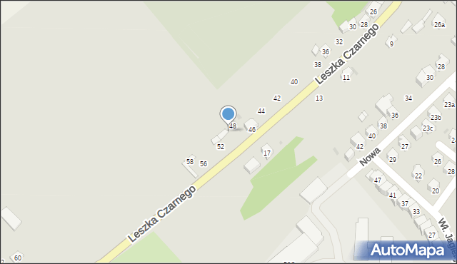 Opatów, Leszka Czarnego, 50, mapa Opatów