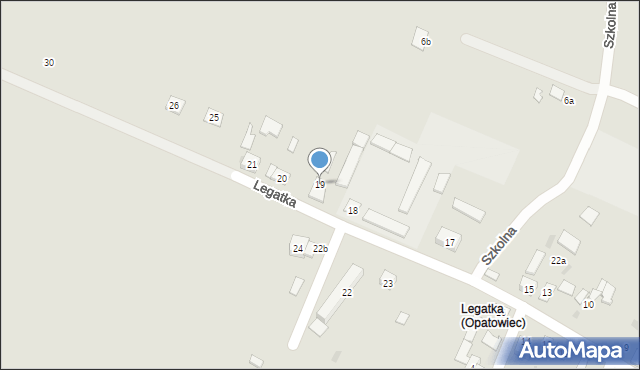 Opatowiec, Legatka, 19, mapa Opatowiec