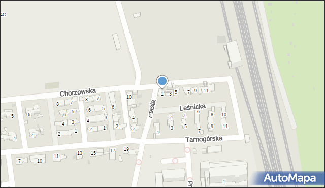 Opole, Leśnicka, 1, mapa Opola