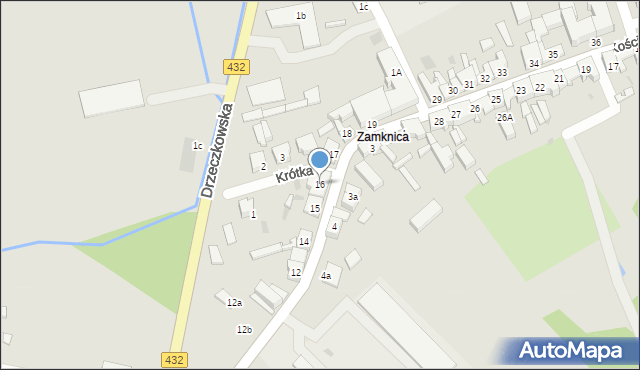 Osieczna, Leszczyńska, 16, mapa Osieczna