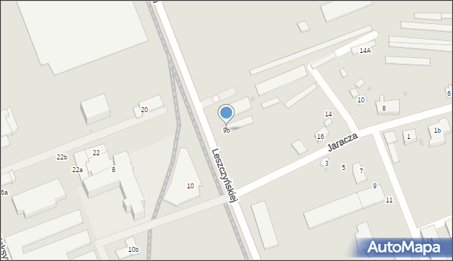 Oświęcim, Leszczyńskiej Stanisławy, 9b, mapa Oświęcimia