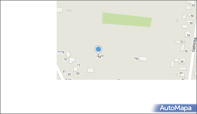 Ozorków, Łęczycka, 75a, mapa Ozorków