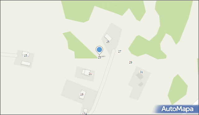 Pacółtowo, Leśna, 23, mapa Pacółtowo