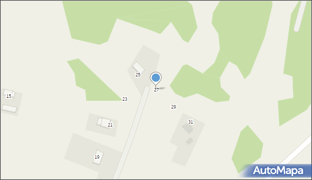 Pacółtowo, Leśna, 27, mapa Pacółtowo